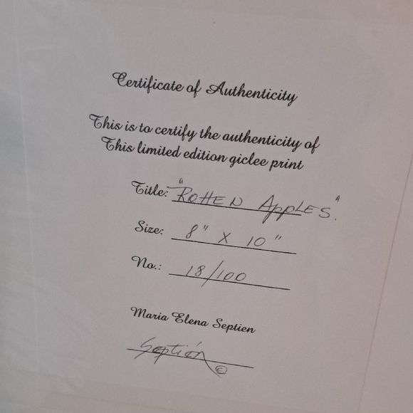 Apple Green Art Giclee Print - Picture 5 of 6